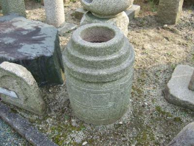 京 水鉢 袈裟型水鉢