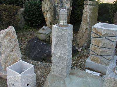 庵治　石あかり　燈台AJI　H=550mm