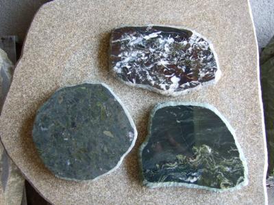 伊予青石　花台　研磨　各寸法