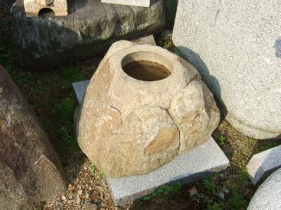 庵治　蹲　8　Φ165ｘ250mm