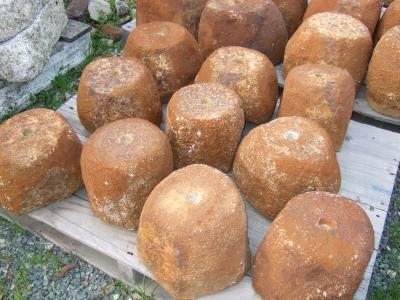 鞍馬石束石 ５寸