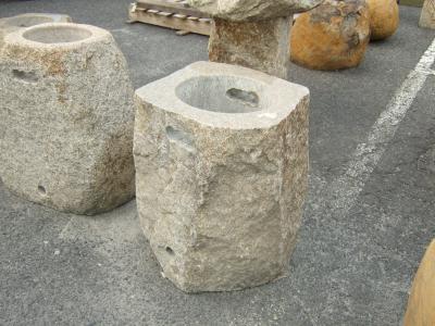 庵治　傘立　天端研磨　2