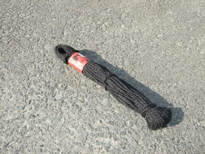 棕梠縄　黒　3mm