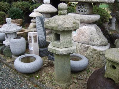 京灯篭　六角活込み　蕨手付