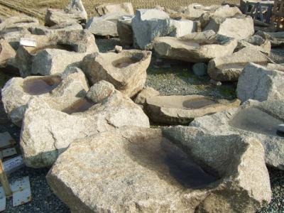 大島錆　水鉢　自然