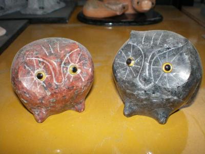 大理石　ふくろう