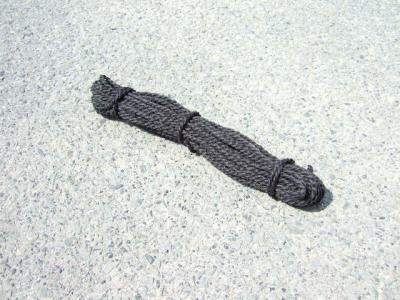 棕梠縄　黒　4mm